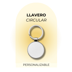 Llavero Redondo Personalizado