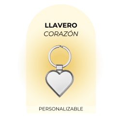 Llavero Corazón Personalizado