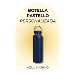 Botella Pastello Azul Marino