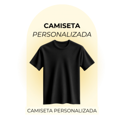 Camiseta personalizada negra