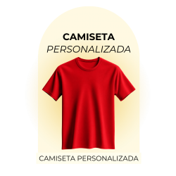 Camiseta personalizada roja